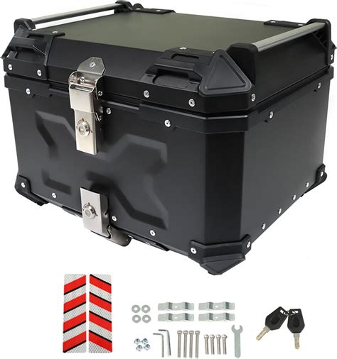 labwork 55L Motorcycle Top Case Tail Box with Backrest and 